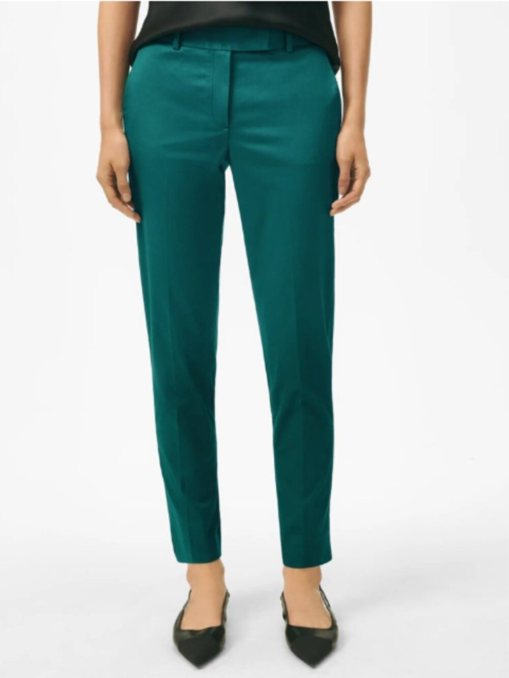 Brooks Brothers Stretch Advantage Chino Pants Emerald Kelly Green 4 Ankle Slim